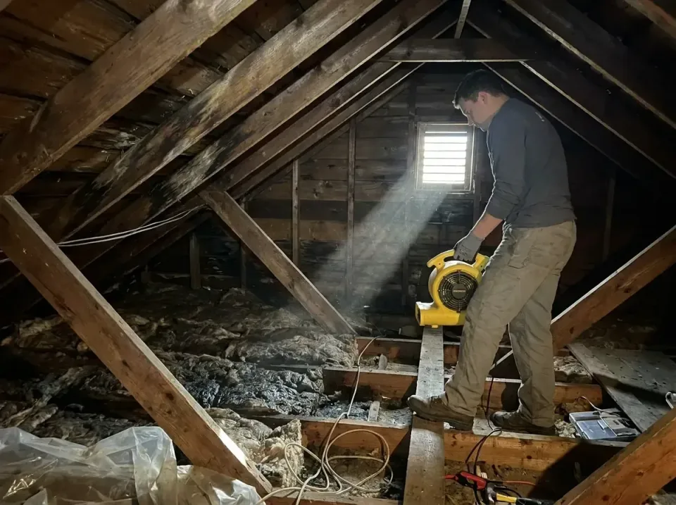 attic-water-damage-drying-proc-007 — frequently asked questions, Emergency Water Extraction & 24/7 Flood Response in Pierce,…